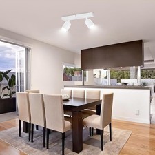 PLAFONIERA MODERNA A 2 FARETTI