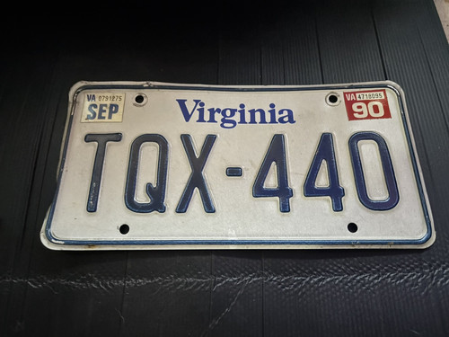 American usa vintage licence - usa,
