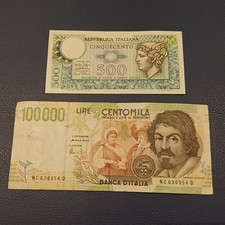 Banconote Vecchie Italiane 100