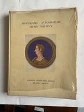  MANOSCRITTI AUTOGRAFI LIBRI ANTICHI CATALOGO ASTA HOEPLI Milano 1965