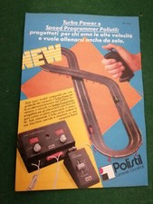  PUBBLICITA' ORIGINALE PISTE ELETTRICHE "POLISTIL" anni 80 pagine 1