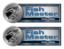Due adesivi fish - due, master