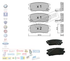 PASTIGLIE FRENO POSTERIORI MITSUBISHI PAJERO 2 SPACE GEAR WVA21842 51-05-599