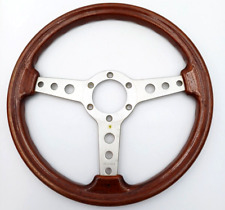 MOMO DAYTONA - VOLANTE VINTAGE DA COLLEZIONE - MOGANO ED ACCIAIO