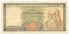 50000 LIRE BANCA D'ITALIA