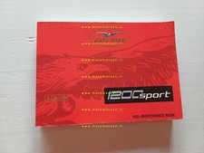 Moto Guzzi 1200 Sport 2006 manuale uso manutenzione libretto istruzioni original