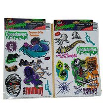2 Fogli Adesivi GOOSEBUMPS
