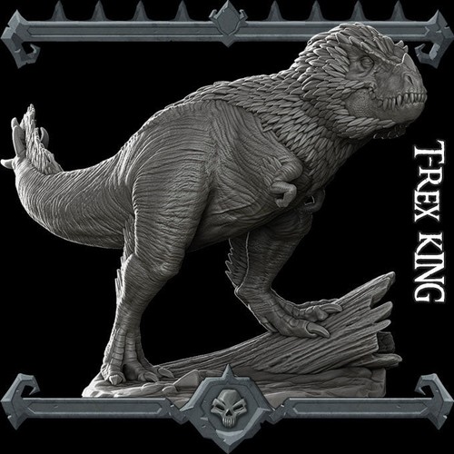 Rex king drago - t-rex, resina