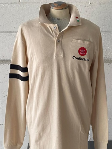 Polo cotone beige manica - cotone,