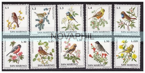 San marino 1972 uccelli - ,