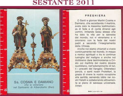 340 santino holy card - 340,