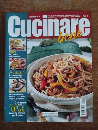 Cucinare bene novembre 11 - novembre, n.11