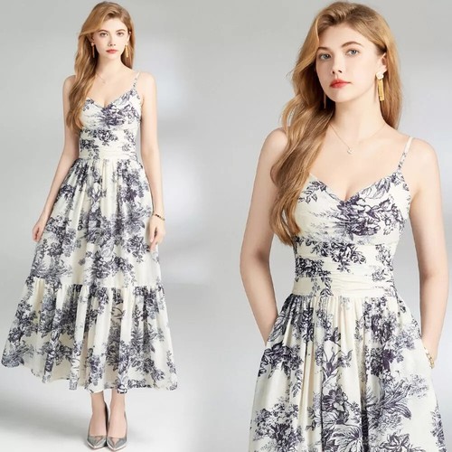 Vestito abito elegante lungo - abito,