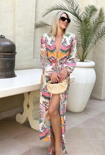 Zara sciarpa floreale stampato - zara,