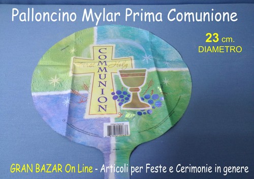 Palloncino comunione cm - palloncino, 22-23