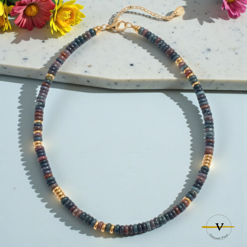 Collana uomo donna - donna, agata