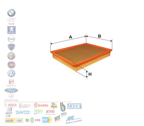 Filtro aria fiat croma - filtro,