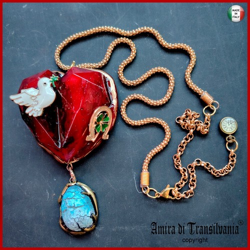 Pendaglio cuore rosso - cuore,