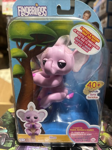 Fingerlings baby elefante rosa - fingerlings,