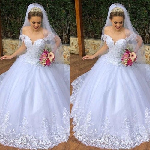 Abiti sposa classici spalle - da,