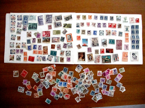Lotto francobolli italiani - di,