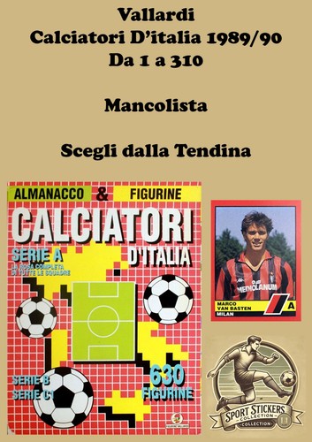 Vallardi calciatori italia - calciatori, d'italia