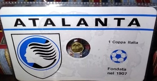Atalanta moneta oro con - moneta, 8k