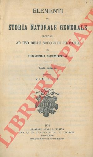 Sismonda eugenio zoologia - eugenio,