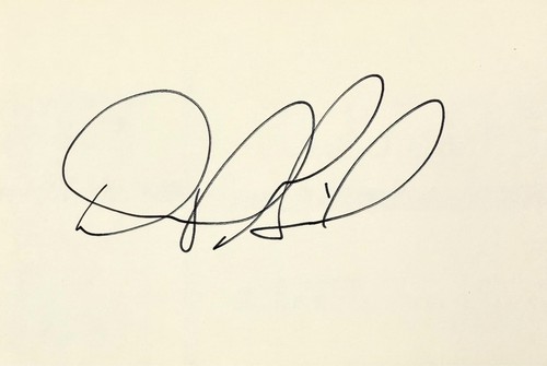 David gail firmato - gail, autografo