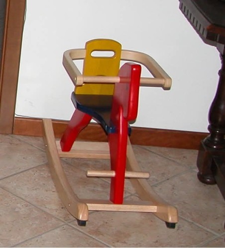 Cavallo dondolo legno - cavallo, a