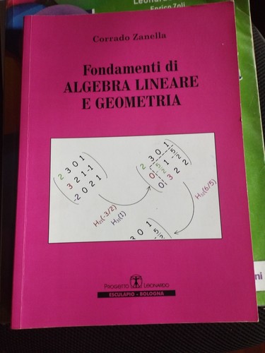 Fondamenti algebra lineare - fondamenti, di