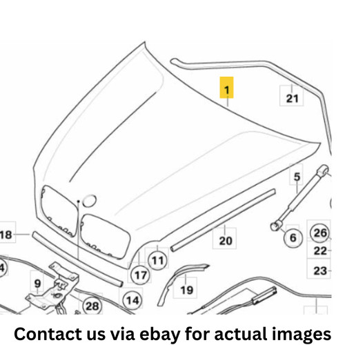 Cofano motore bmw - cofano, x5