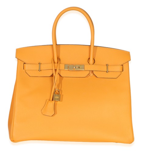 Hermès jaune epsom - hermès, d'or