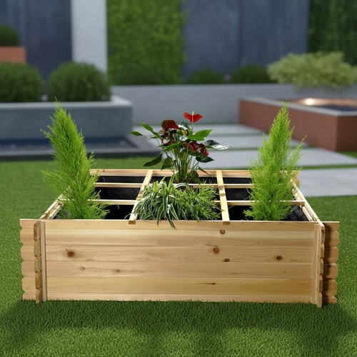 Letto rialzato legno aiuola