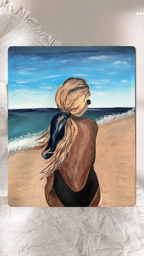 Quadro dipinto mano - mano, su