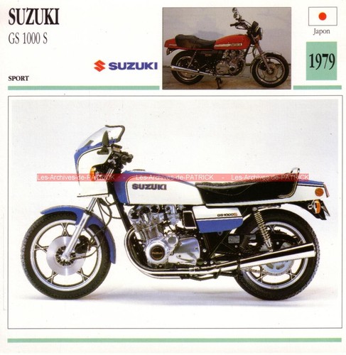Suzuki 1000 gs1000 - gs,