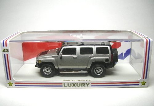 Hummer grigio metallizzato - h3,