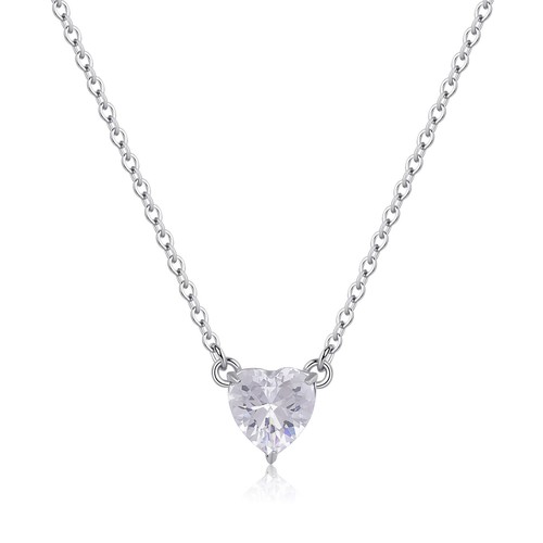 Collana punto luce donna cuore - collana,
