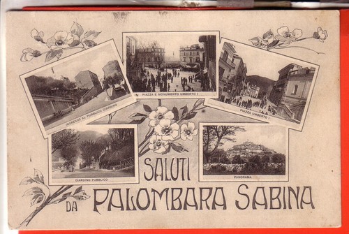 Cartolina palombara sabina - cartolina,