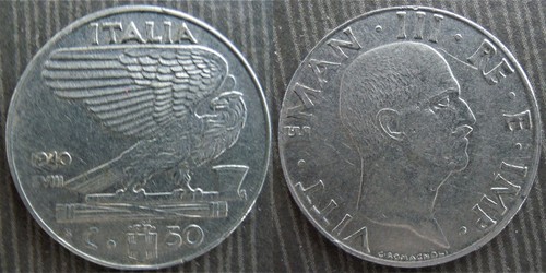 Italy centesimi 1940 - italy, 50
