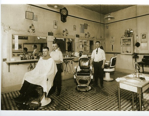 Vintage barbiere negozio