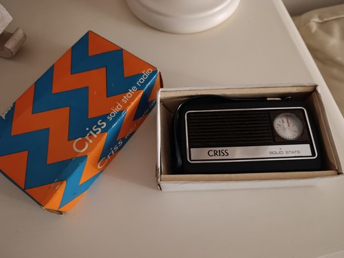 Radio vintage criss solid - radio,