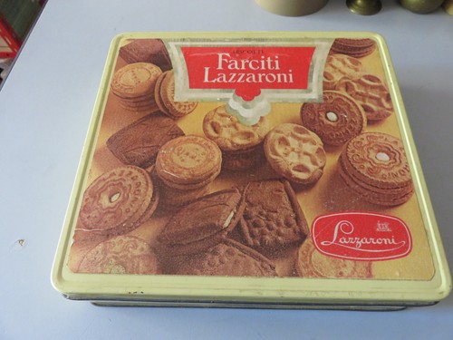 Scatola latta lazzaroni - latta,