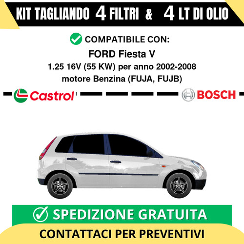 Tagliando filtri bosch - e, 4