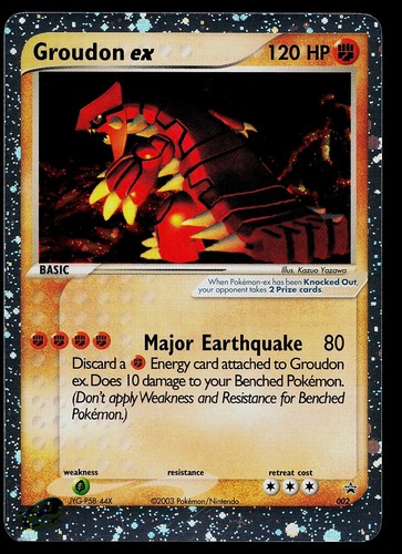 Carta pokemon groudon ex - groudon,