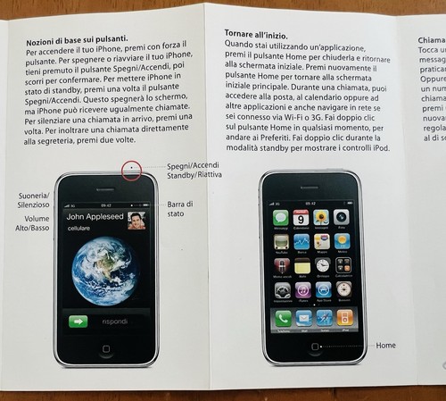 Manuale apple iphone 2008 - apple,
