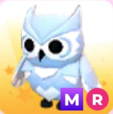 Mega neon snow owl adopt - neon,