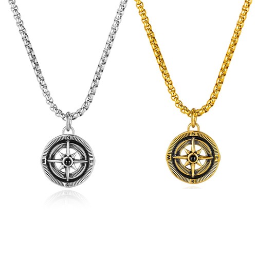 Collana uomo donna bussola