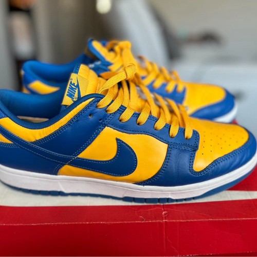Nike dunk low blu giallo - low, blu/giallo
