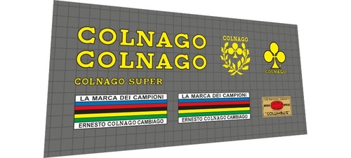 Set decalcomanie colnago super - decalcomanie,